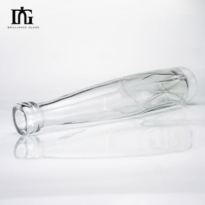 OEM/ODM aceptable Botella de vidrio vacía de 290 ml para vodka Gin Whiskey Brandy Spirit