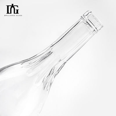 Logotipo del cliente aceptable Botellas de vidrio de alcohol vacío para ginebra ron whisky vodka 700ml