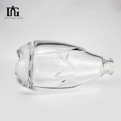 Botellas vacías de vodka tequila ron licor mini botellas de vino para licores Material base vidrio