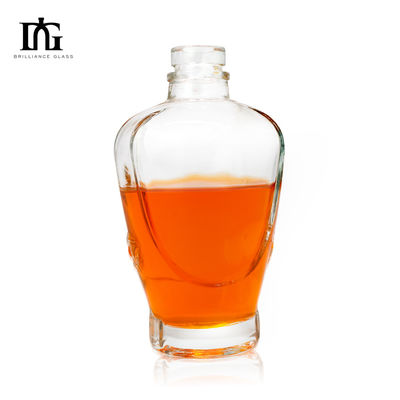 Tipo de sellado CORK Botellas de vidrio vacías para whisky licor brandy ron Oferta competitiva