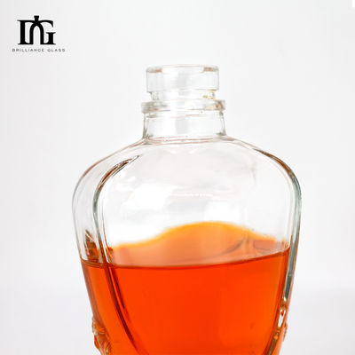 Tipo de sellado CORK Botellas de vidrio vacías para whisky licor brandy ron Oferta competitiva