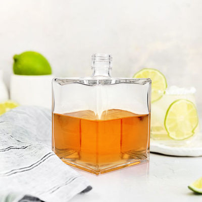Botella de vidrio para vodka whisky 500 ml 700 ml 1000 ml