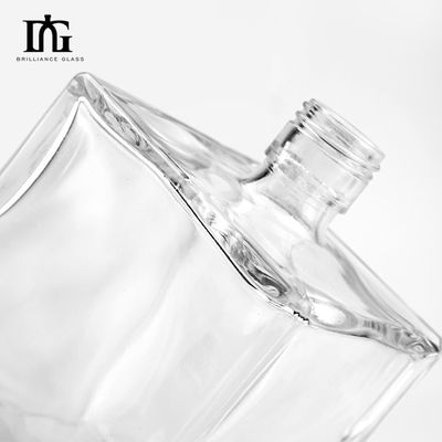 Botella de vidrio para vodka whisky 500 ml 700 ml 1000 ml