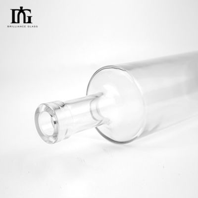 Bebidas industriales 750 ml de ginebra clara vodka helado botella de vidrio de vino con tipo de sellado CORK