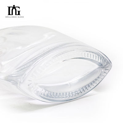 Bebidas industriales Botella de vidrio vacía a medida para whisky Vodka Liquor 500-750ml