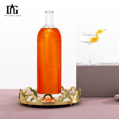 Material del cuerpo Botella de vidrio para whisky rum gin 500 ml 700 ml Botellas de licores