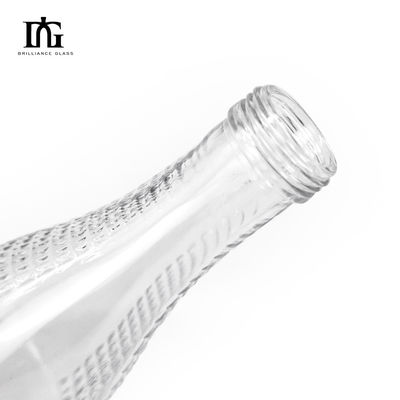 OEM/ODM aceptable Botella de vidrio de refresco de 700 ml con tapa torcida a prueba de fugas