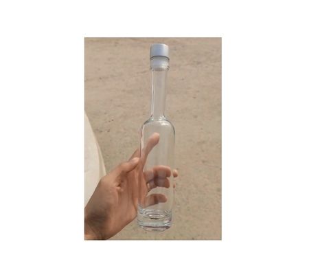 Botella de vidrio de 200 ml para vodka y whisky aceptable Material de vidrio OEM / ODM Capacidad de 200 ml