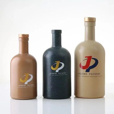 Bebidas industriales 500 ml 750 ml 1000 ml Botella de whisky helado con corcho