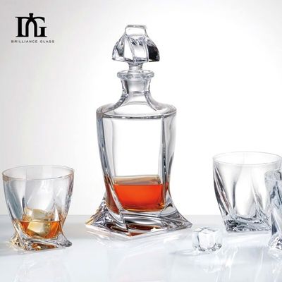 500 ml de corcho de tornillo de ambos tipos de sellado botella de vidrio para grabar estampado caliente whisky vodka