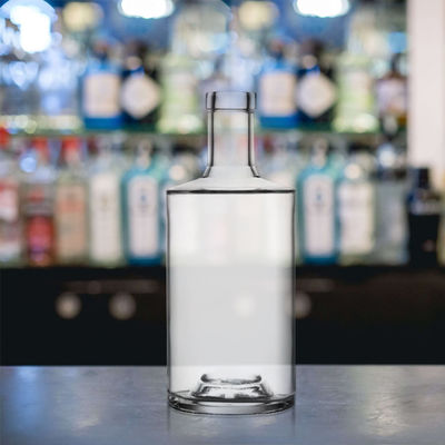 Impresión por serigrafía Estampado en caliente Pintura Grabación Electroplataje Botella de vidrio de 700 ml para licor