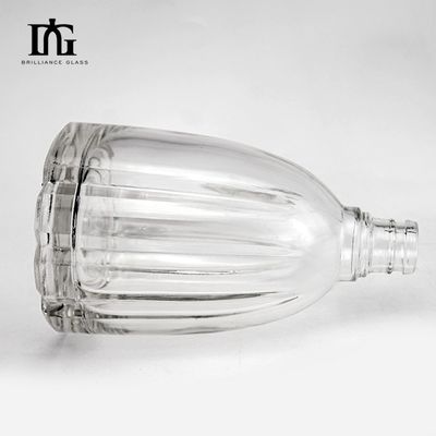 Botella de licor de 500ml 700ml 750ml con tapa diseño personalizado proporcionado libremente