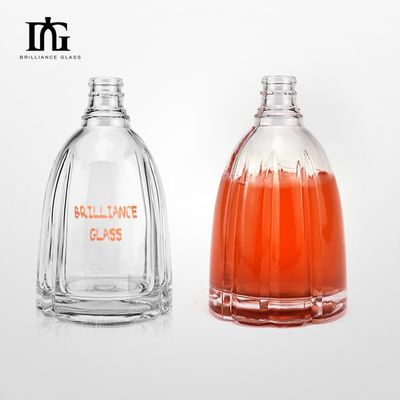 Botella de licor de 500ml 700ml 750ml con tapa diseño personalizado proporcionado libremente