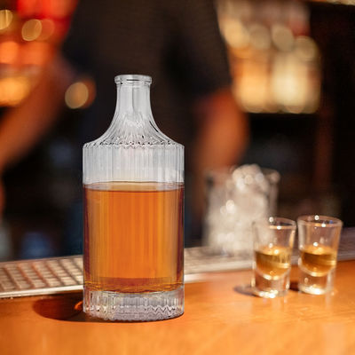 Material base Botella de vidrio para champán 700 ml 750 ml Brilliance Gin Rum Whiskey Vodka