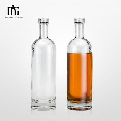 Botella de vidrio vacía para bebidas alcohólicas Vodka Whisky Rum Gin Tequila Liquor Vino Tequila 700 ml