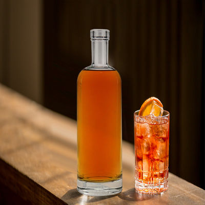 Botella de vidrio vacía para bebidas alcohólicas Vodka Whisky Rum Gin Tequila Liquor Vino Tequila 700 ml