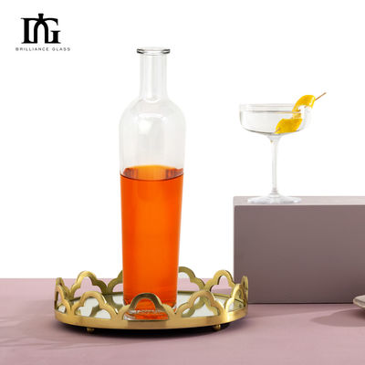 Brilliance ofrece 700ml 750ml de vino vacío botella de vidrio de whisky con varias capacidades