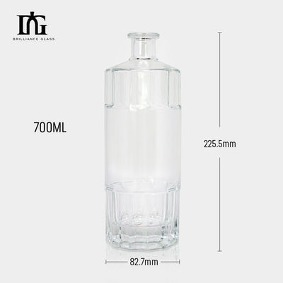Embargo del cliente aceptable Botellas de vidrio para jugos Brilliance Gin Ventas de botellas de vodka