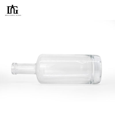 Logotipo aceptable 500ml/750ml Botellas de vidrio para vino o whisky de licor Personalizar su