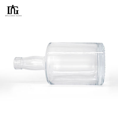 Material del cuerpo Vidrio 260 ml Mini botellas Vidrio transparente botella para licor de whisky y vino