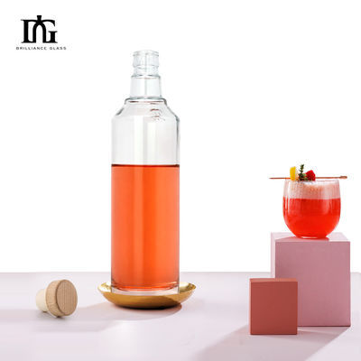 Finalidad 250 ml/350 ml/500 ml/550 ml/650 ml/700 ml/750 ml Botellas de vidrio para bebidas alcohólicas