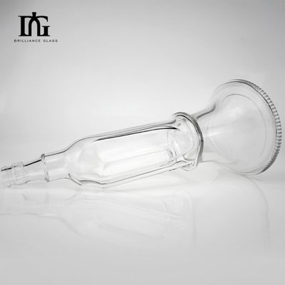 Material de cuello de vidrio personalizado Botellas de licor de vidrio para gins 500ml 700ml sin plomo