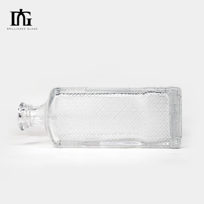 500 ml 750 ml Botellas de vidrio claro para bebidas alcohólicas aceptable Logotipo del cliente