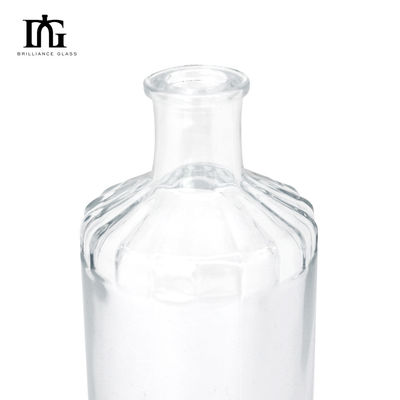 Disponible libremente Botellas de vidrio transparente de 500 ml con tapones de corcho y fondo grueso