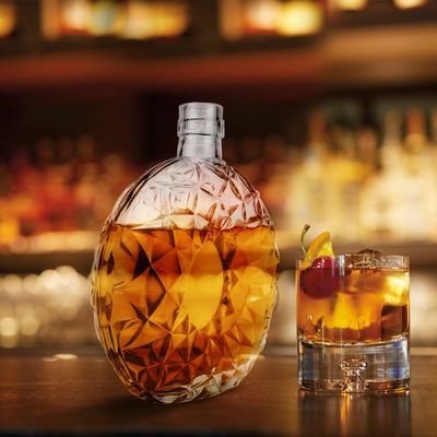 Material del cuerpo de agua mineral Diseño personalizado Liquor de sílex Xo Botella de vidrio de whisky de brandy