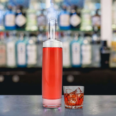 Botella de vino de vidrio de 500 ml para licor vodka whisky sidra y cerveza Capacidad 500 ml Perfecto