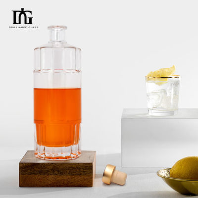 Impresión por serigrafía Estampado en caliente Pintura Botella de licor de 700 ml para whisky Champagne Vodka