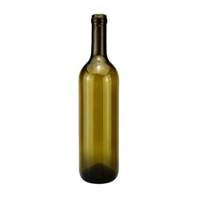Impresión en pantalla Estampado en caliente pintura grabado galvanizado botella de vino de vidrio de 750 ml