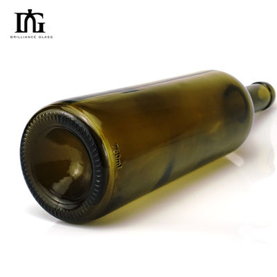 Impresión en pantalla Estampado en caliente pintura grabado galvanizado botella de vino de vidrio de 750 ml