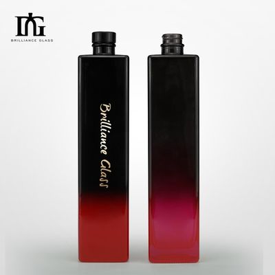 Licores y bebidas OEM/ODM aceptable Botella de vidrio pintada de 700 ml para whisky ron de brandy