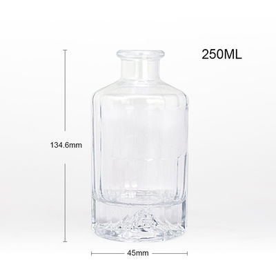 Botellas de licor OEM/ODM aceptables para vodka, whisky, ron, ginebra y brandy en diferentes tamaños