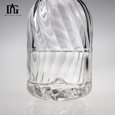 250 ml/500 ml/700 ml/750 ml Botella de vidrio para whisky y vodka