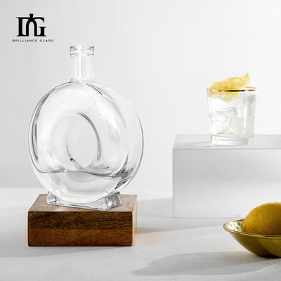 500 ml de bebidas alcohólicas vacías de vidrio Liquor regalo Botellas de whisky para bebidas energéticas