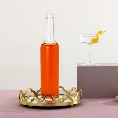 Caliente y vacío 750 ml Liquor Gin Whisky 500 ml Vodka Brandy Flasca de vidrio para bebidas