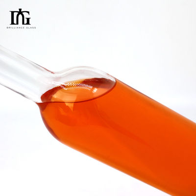 Caliente y vacío 750 ml Liquor Gin Whisky 500 ml Vodka Brandy Flasca de vidrio para bebidas