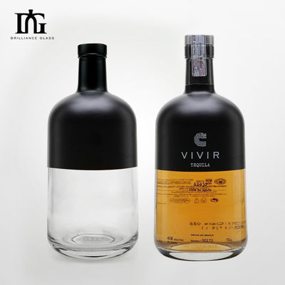 Botella de vino de vidrio de 750 ml grabado para champán personalizado y fabricantes de vino tinto