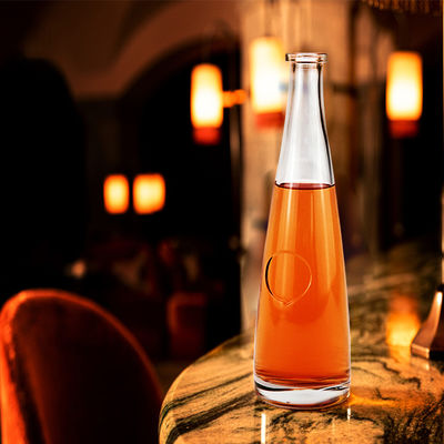 Botella de vidrio vacía para bebidas alcohólicas Vodka Whisky Rum Gin Tequila Liquor Vino Alcohol Pintura