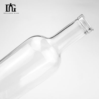 OEM/ODM aceptable 700 ml botellas de licor de vidrio de 500 ml 750 ml botella de whisky