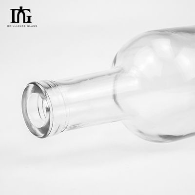 OEM/ODM aceptable 700 ml botellas de licor de vidrio de 500 ml 750 ml botella de whisky