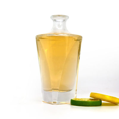 Botellas de licor de vidrio para vodka whisky ron ginebra brandy bajo MOQ 375ml 500ml 700ml 750ml