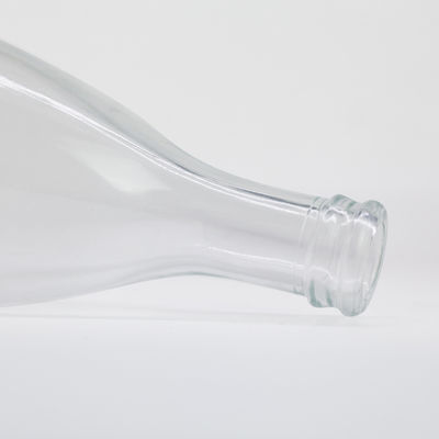 Botellas de licor de vidrio para vodka whisky ron ginebra brandy bajo MOQ 375ml 500ml 700ml 750ml