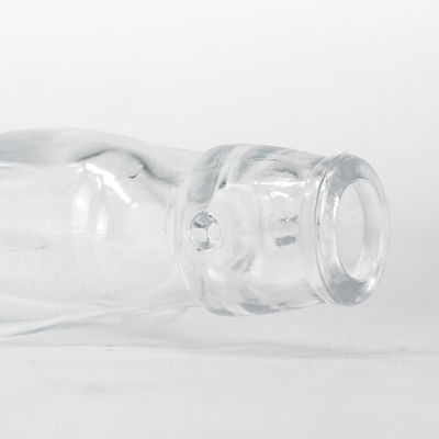 Botella de vidrio de 750 ml/1000 ml para bebidas alcohólicas Whisky Rum Gin Tequila Brandy Tapón de corcho grabado