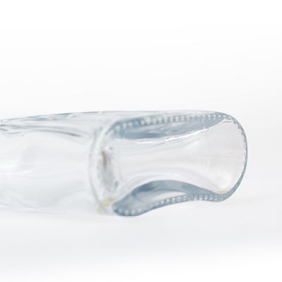 Botella de vidrio de 750 ml/1000 ml para bebidas alcohólicas Whisky Rum Gin Tequila Brandy Tapón de corcho grabado
