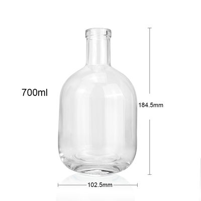 330 ml/500 ml/700 ml Botella de vino para licor Botella de vidrio Pintura Grabado Estampado en caliente
