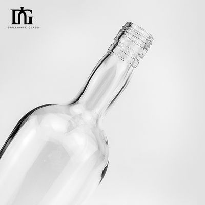 Botella de vidrio de vino de frutas redonda de 500 ml con tapa de tornillo e impresión de transferencia de calor