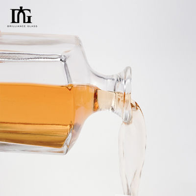 Collar de vidrio grabado whisky vodka brandy botella de ginebra 50ml 350ml 500ml 700ml 750ml